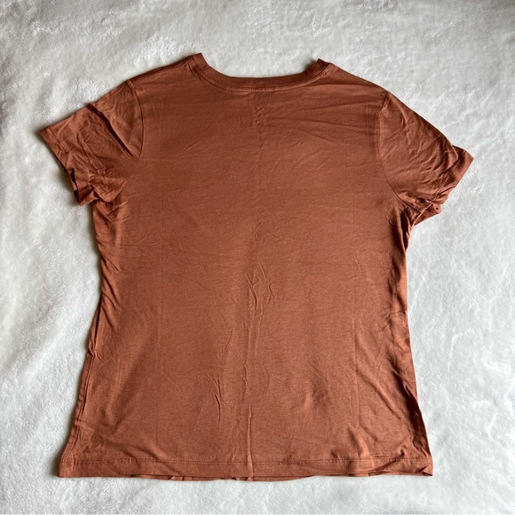 A New Day casual slim shirt, rust color, size medium - Picture 2 of 3